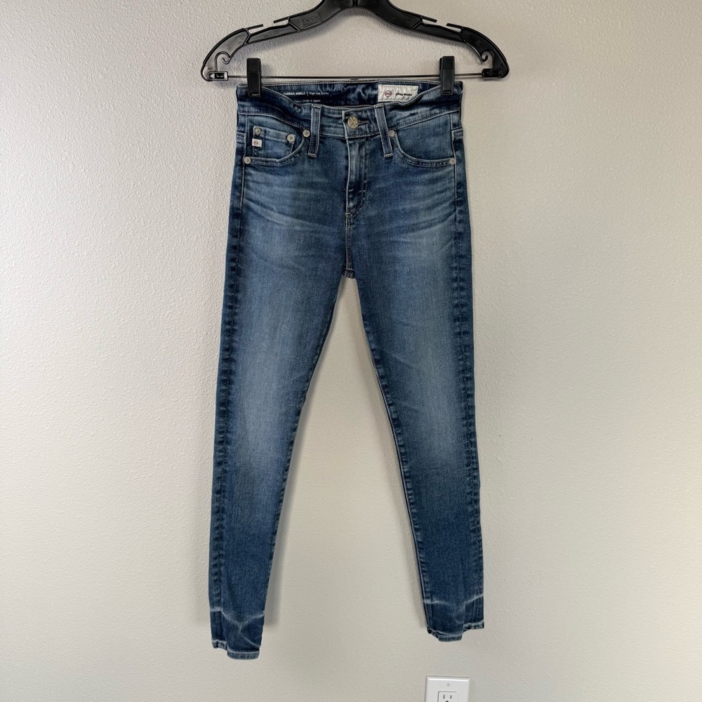 AG Farrah Ankle High Rise Skinny Jeans 16 Years Lithium Denim Casual Women’s 23 - Picture 3 of 12